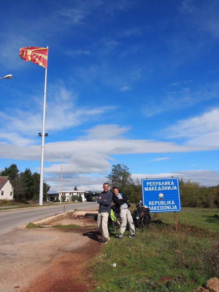 Arrivée en Macédoine