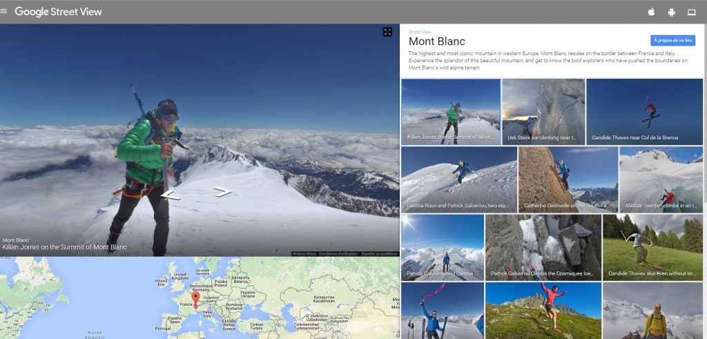 Mont-Blanc Streetview