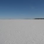 Nathalie Courtet présente son matériel pour son raid en ski-pulka « 71 degrés solitude nord »