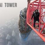 Ascension clandestine, vertigineuse et à main nu de la Shanghai Tower, 3e plus haute tour au monde