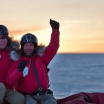 Première circumnavigation du Groenland …. en snowkite