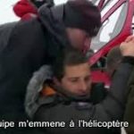 Bear Grylls se blesse sur un tournage