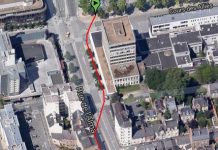 Il va tenter de courir plus vite que le métro de Rennes : Race The Rennes Tube (11 nov. 2014)