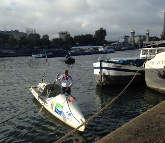 L’aventurier Charles Hedrich vient de terminer le premier tour de France à la rame