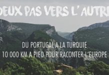 Deux Pas Vers l’Autre – Une Traversée de l’Europe à pied Du Portugal jusqu’à Istanbul sur 10 000km