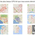 Les plus beaux dessins fait avec un tracker GPS en marchant, en courant, à vélo ……