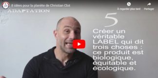 Grand Débat : 8 propositions de Christian Clot pour la planète et l’environnement
