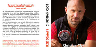 Qui seront les explorateurs du futur et que signifie encore » explorer » au XXIe siècle ?